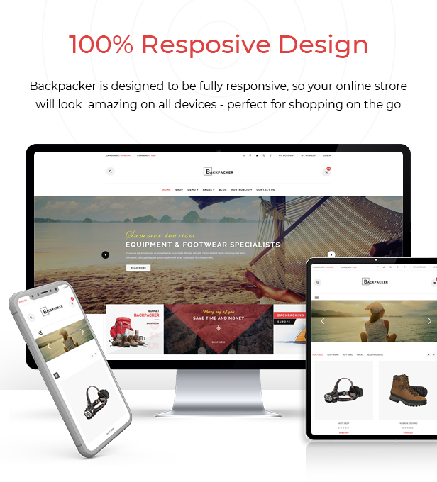 Backpacker - Elementor WooCommerce Theme