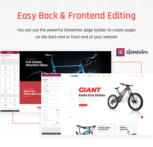 Xterra - Bike & Accessories Shop Elementor WordPress Theme