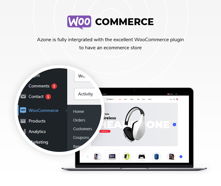 Azone - Electronics & Tech Shop Elementor WooCommerce WordPress Theme