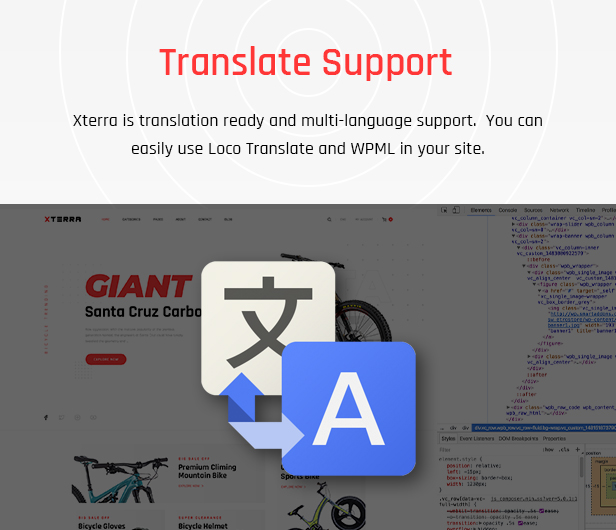 Xterra - Bike & Accessories Shop Elementor WordPress Theme