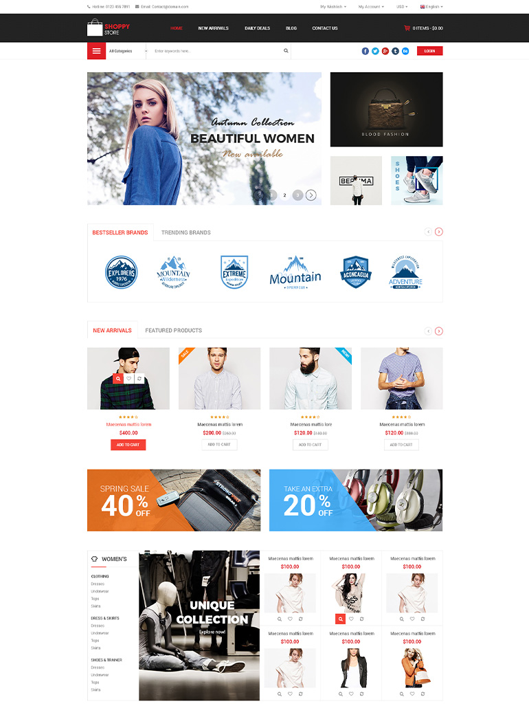 ShoppyStore - Multi purpose Elementor WooCommerce WordPress Theme
