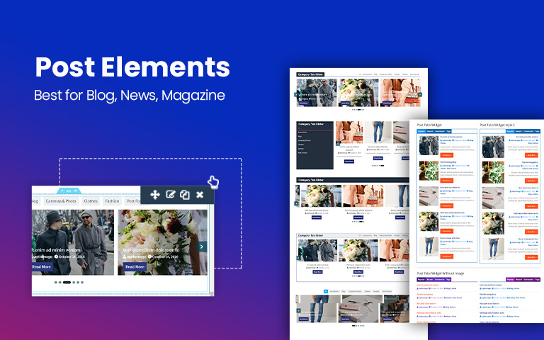 Post Elements Plugin - Elementor Addon for Blog, Newspaper, Magazine