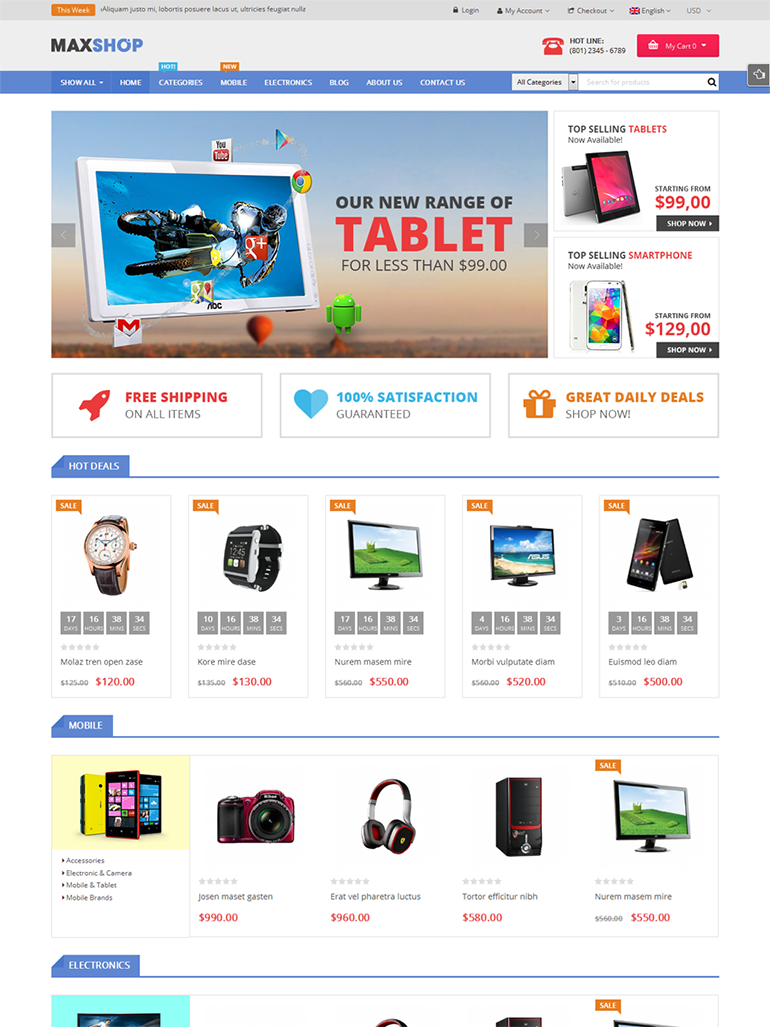 MaxShop - Multi purpose Elementor WooCommerce WordPress Theme
