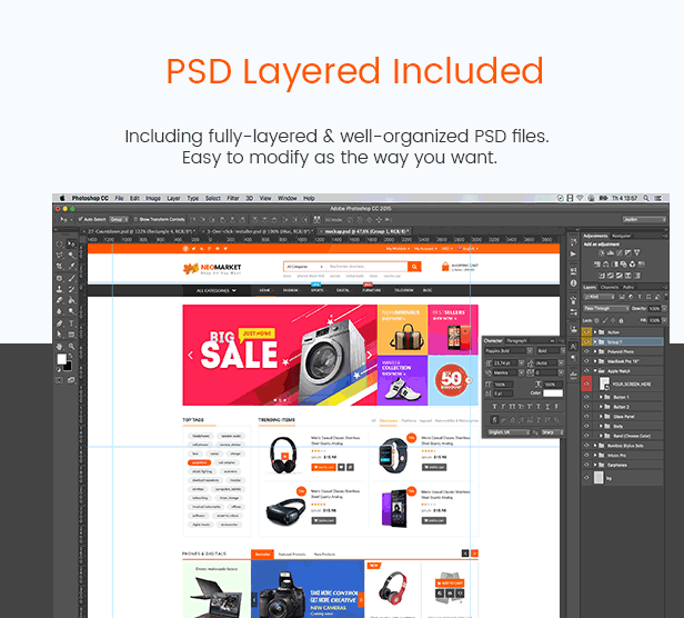 Modern Multi Vendor WooCommerce Theme - NeoMarket 