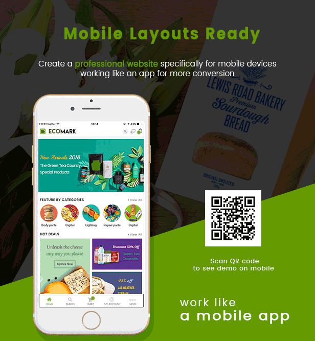 EcoMart - Organic Food Store & Eco Products WordPress Theme 