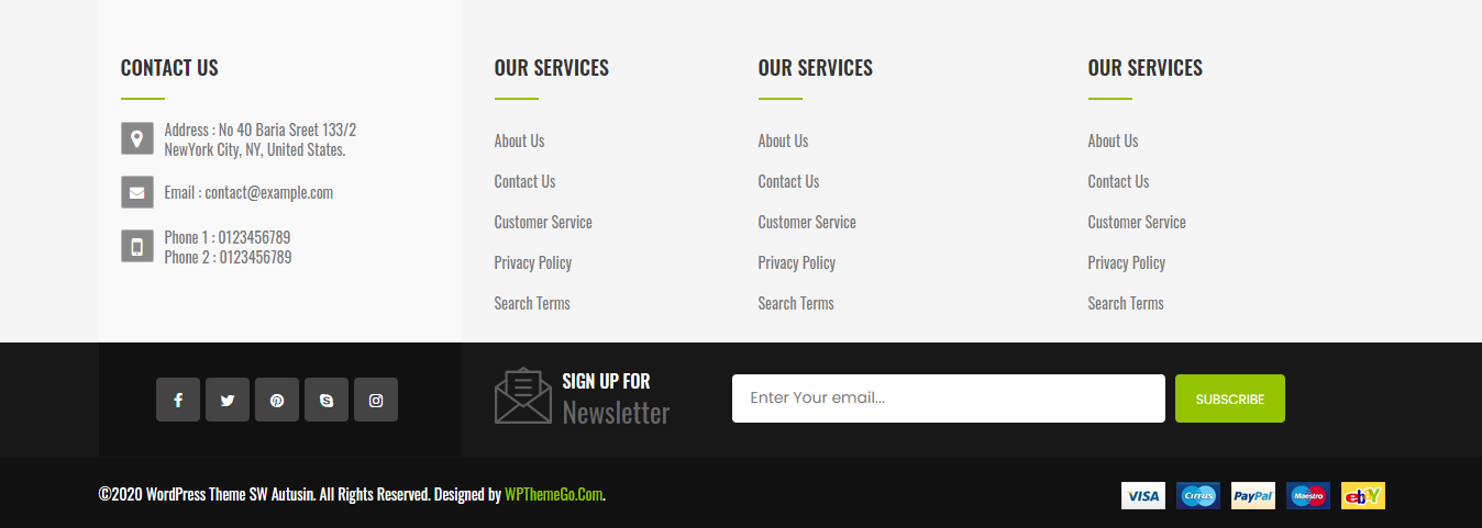 footer