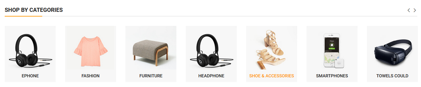 SW WooCommerce Categories Slider