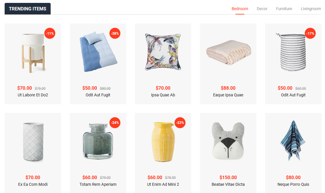 SW WooCommerce Tab Category Slider