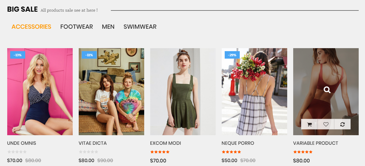 SW WooCommerce Tab Category Slider